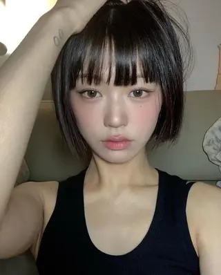 ショート riria/ボブ /ブラウンカラー🎀のヘアスタイル