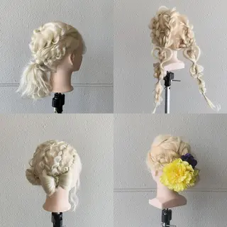ヘアアレンジ 🤍🌸 Sakura🌸🤍のマツエク・マツパデザイン