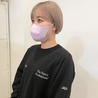 ショート 大迫 江梨のヘアスタイル