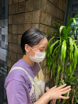 ショート MINX 銀座店所属・MINXginza タイラミユネのヘアスタイル