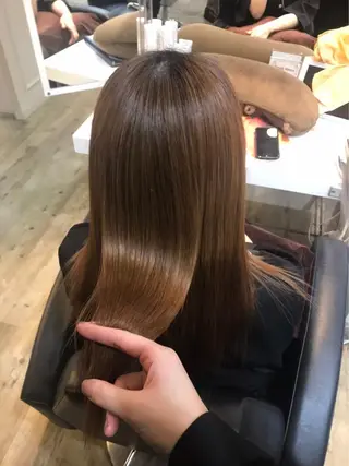 ロング レイヤー×顔周 り×髪質改善/MIUのヘアスタイル