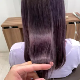 カラー 西 柚のヘアスタイル