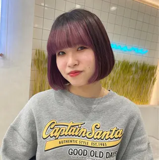 カラー 韓国ヘア/レイヤー Londエレンのヘアスタイル