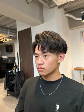 ショート パーマ メンズ SYUYA/パーマ/ マッシュスタイル特化のヘアスタイル