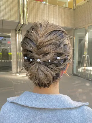 ショート ヘアアレンジ 💖ハイライト/ハイ トーン💖MIKIのヘアスタイル