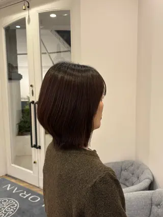 ミディアム MAHAE 中司のヘアスタイル