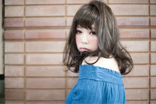 ミディアム セミロング ロング カラー Re:ta Hair 飯田淳平のヘアスタイル