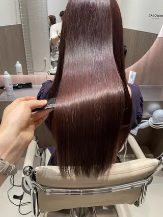 ロング カラー 韓国ヘア🤍顔周り/ 髪質改善✨/林遼一郎のヘアスタイル