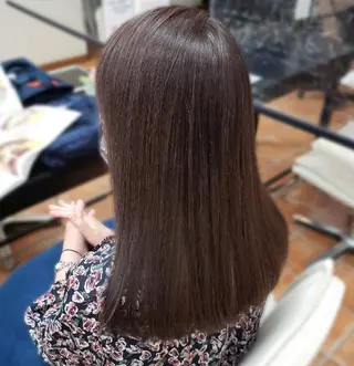 ロング カラー 💜𝑳𝑼𝑵𝑨 🌻母良田愛美🌻のヘアスタイル