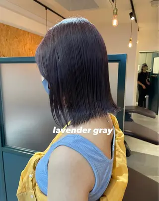 ショート カラー パーマ ヘアアレンジ マツエク・マツパ Miku /ブリーチ/ボブのヘアスタイル