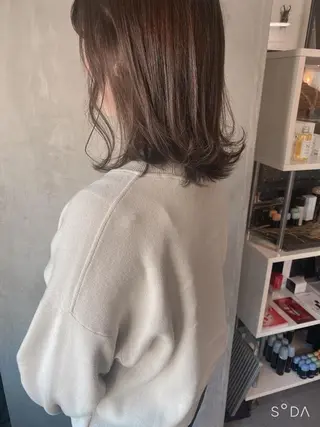 ミディアム カラー ヘアアレンジ stylist/蛯谷 珠里のヘアスタイル