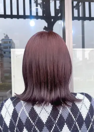 ミディアム カラー 村田梨乃/ minim hairのヘアスタイル