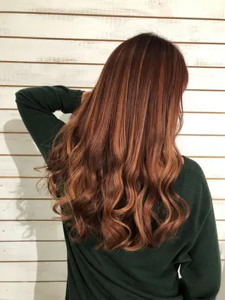 ロング カラー 🦋美髪／エクステ 🦋アベイクミのヘアスタイル