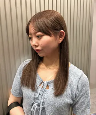 ロング カラー 透明感/ベージュ /kazui🐈のヘアスタイル