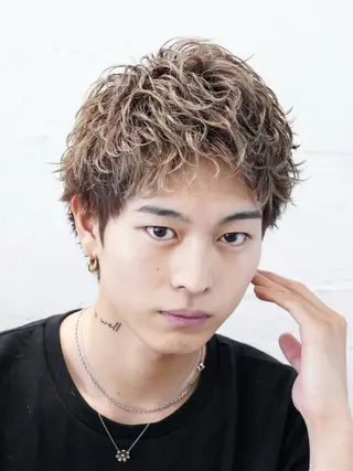 パーマ メンズ fifth天神大名Ⅱ所属・fifth天神 パーマ特化/石橋航海のヘアスタイル
