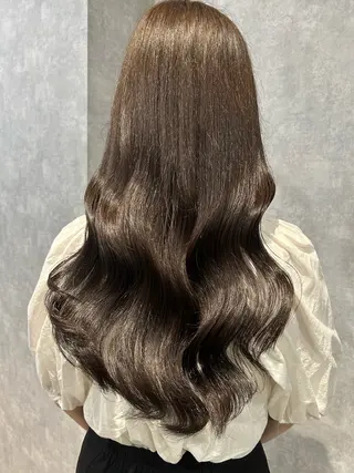 ロング 最新ケアカラー 髪質改善YUTOのヘアスタイル