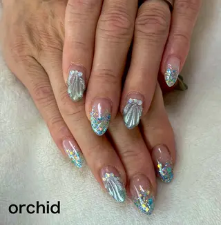 ネイル orchid ♡オーキッドのネイルデザイン