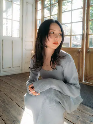 セミロング 生えぐせ矯正/ 髪質改善/Yutoのヘアスタイル