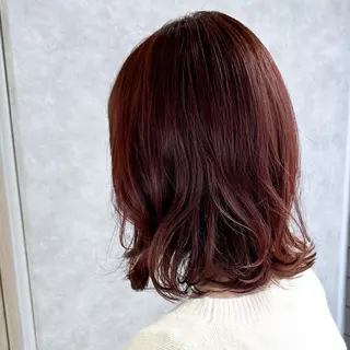 ミディアム カラー 美髪⭐︎髪質改善 井上　康司のヘアスタイル