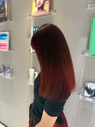 ロング カラー Harris 表参道・外苑前・青山 表参道本店所属・艶カラー/ハイトーン /アレンジ/meiのヘアスタイル