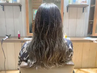 ミディアム カラー 美髪改善・ブリーチ tadasuke⭐️のヘアスタイル