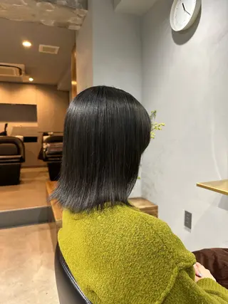 セミロング カラー レイヤーカット/ パーマ/齋藤大貴のヘアスタイル