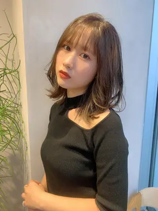 ミディアム カラー SALOWIN原宿iori B１階所属・🫧美髪育成美容師 WASHIZU🫧のヘアスタイル