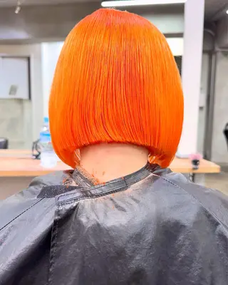 ショート カラー ヘアアレンジ 丸山渉/パーマ エフェクトブリーチのヘアスタイル