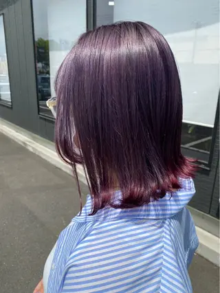 セミロング カラー トップスタイリスト 🖤sachikaのヘアスタイル