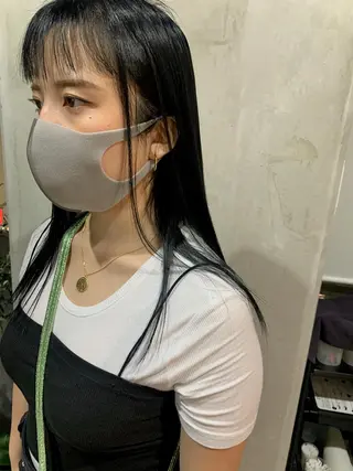 カラー AO所属・RISAKO 艶髪モテヘア🎀府中のヘアスタイル