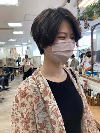 ショート パーマ 初めてのショート お任せください✂️のヘアスタイル