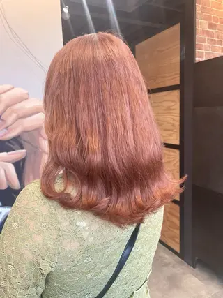 セミロング カラー レイヤーカット/髪質 改善/矯正🤍吉田のヘアスタイル