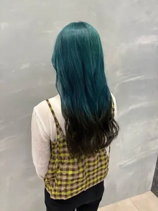 ロング カラー number大分/ 磯部栞里のヘアスタイル