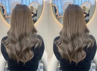 ロング カラー 縮毛矯正リピート90 %超/髪質改善/井口のヘアスタイル