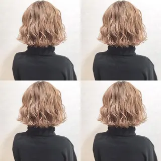 ミディアム カラー 🧡色落ちまで2度綺 麗なカラー🧡ヨシキのヘアスタイル