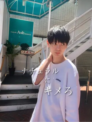 メンズ 《褒められる》 透明感カラー/小嶋のヘアスタイル