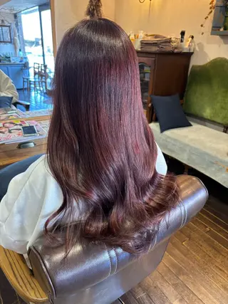 カラー アカリ😸🫶 カラーリスト🧡のヘアスタイル