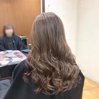 セミロング カラー 韓国レイヤーカット★ 小林大樹のヘアスタイル
