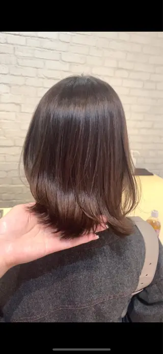 ミディアム カラー BEBE所属・ご新規様限定 透明感カラーKANAのヘアスタイル