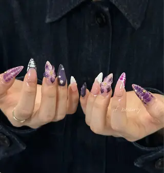 ネイル if Hair＆Nail Salon所属・IKA /海外ネイル /個性派/ワンホンのネイルデザイン