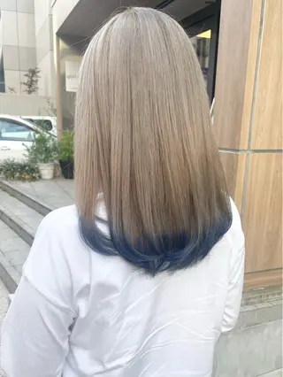 ミディアム カラー 佐藤 魁人のヘアスタイル