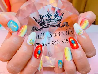 ネイル 長さだし専門店 M2　rikaのネイルデザイン