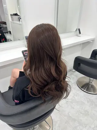 ロング カラー パーマ ヘアアレンジ メンズ キッズ ♥️韓国ヘア レイヤー♥️ゆりのヘアスタイル