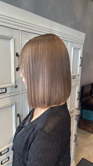 ミディアム 長瀬 友唯のヘアスタイル