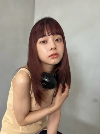 カラー hair & fashion shiomi H 【ヘアー アンド ファッション シオミエイチ】所属・堀尾 愛莉のヘアスタイル