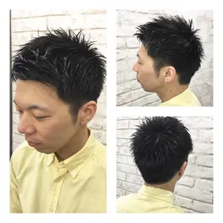 ショート メンズ boutique misakiのヘアスタイル