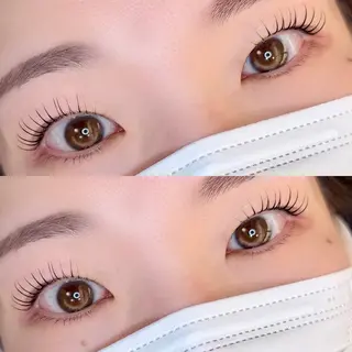 マツエク・マツパ 🩵美眉/マツパ🤎 Mitaのマツエク・マツパデザイン