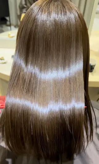 ロング 韓国ヘア🩶侑矢 艶髪透明感/福岡のヘアスタイル