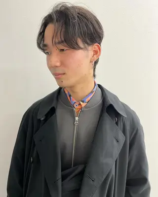 ショート カラー パーマ ヘアアレンジ メンズ 【池袋/スパイキー ショート】ⓝⓘⓜⓤのヘアスタイル