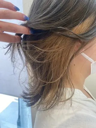 ミディアム 藤原 侑香のヘアスタイル